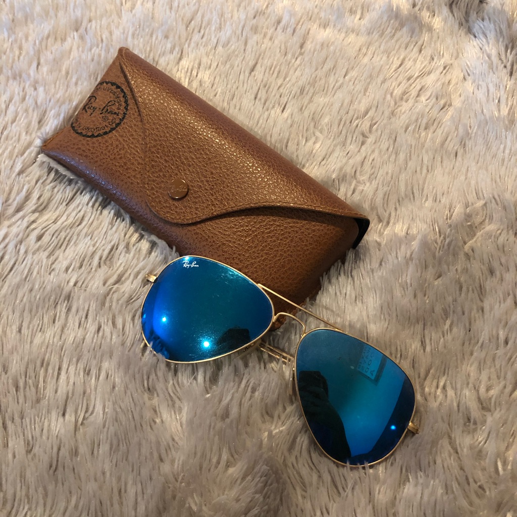 Ray-Ban Aviator Flash Lenses In Blue